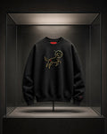 Sudadera negra oversize ORBIT de EXOPLANETA con bordado frontal